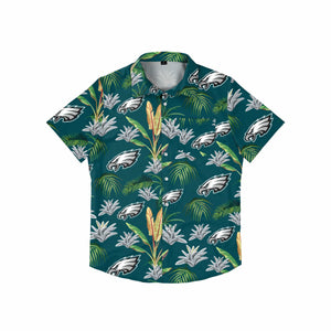 Philadelphia Eagles NFL Mens Victory Vacay Button Up Shirt