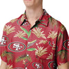 San Francisco 49ers NFL Mens Victory Vacay Button Up Shirt