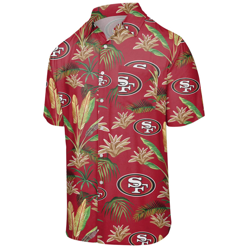 San Francisco 49ers Victory Vacay Button Up Shirt