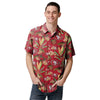 San Francisco 49ers NFL Mens Victory Vacay Button Up Shirt