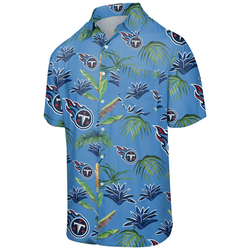 Tennessee Titans Nfl Mens Victory Vacay Button Up print for mens