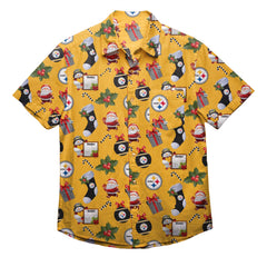 Pittsburgh Steelers NFL Mens Thematic Stadium Print Button Up Shirt