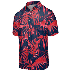 Washington Capitals NHL Mens Hawaiian Button Up Shirt