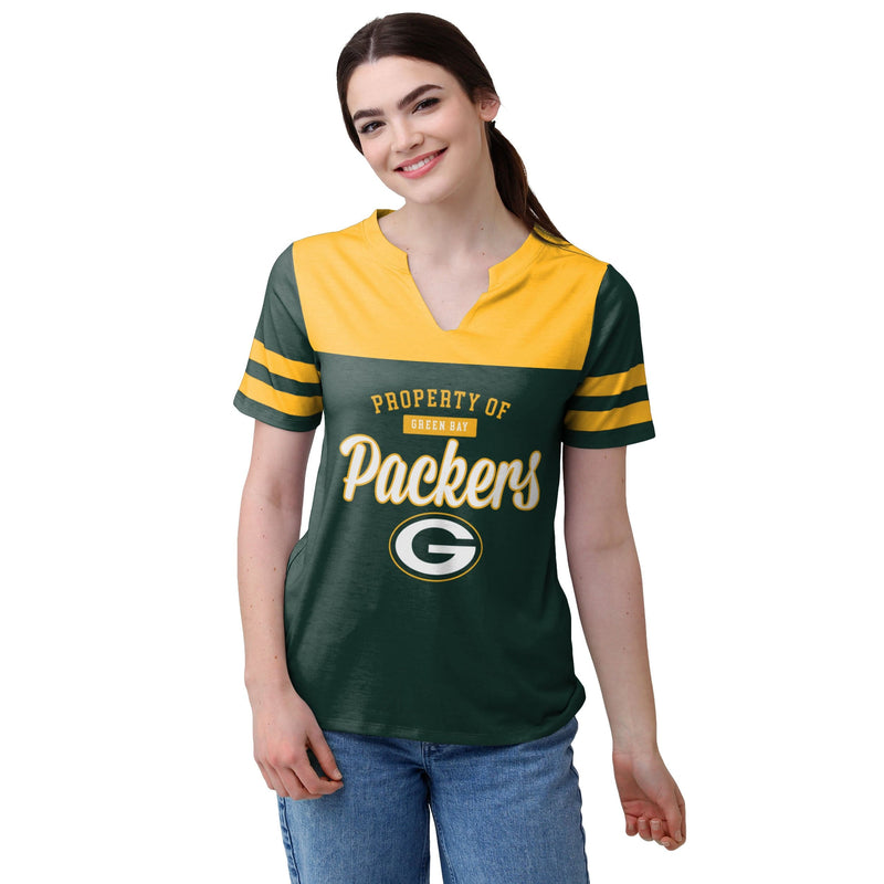 Green Bay Packers Stripe Polo Shirt in 2023