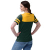 Green Bay Packers NFL Womens Team Stripe Property Of V-Neck T-Shirt