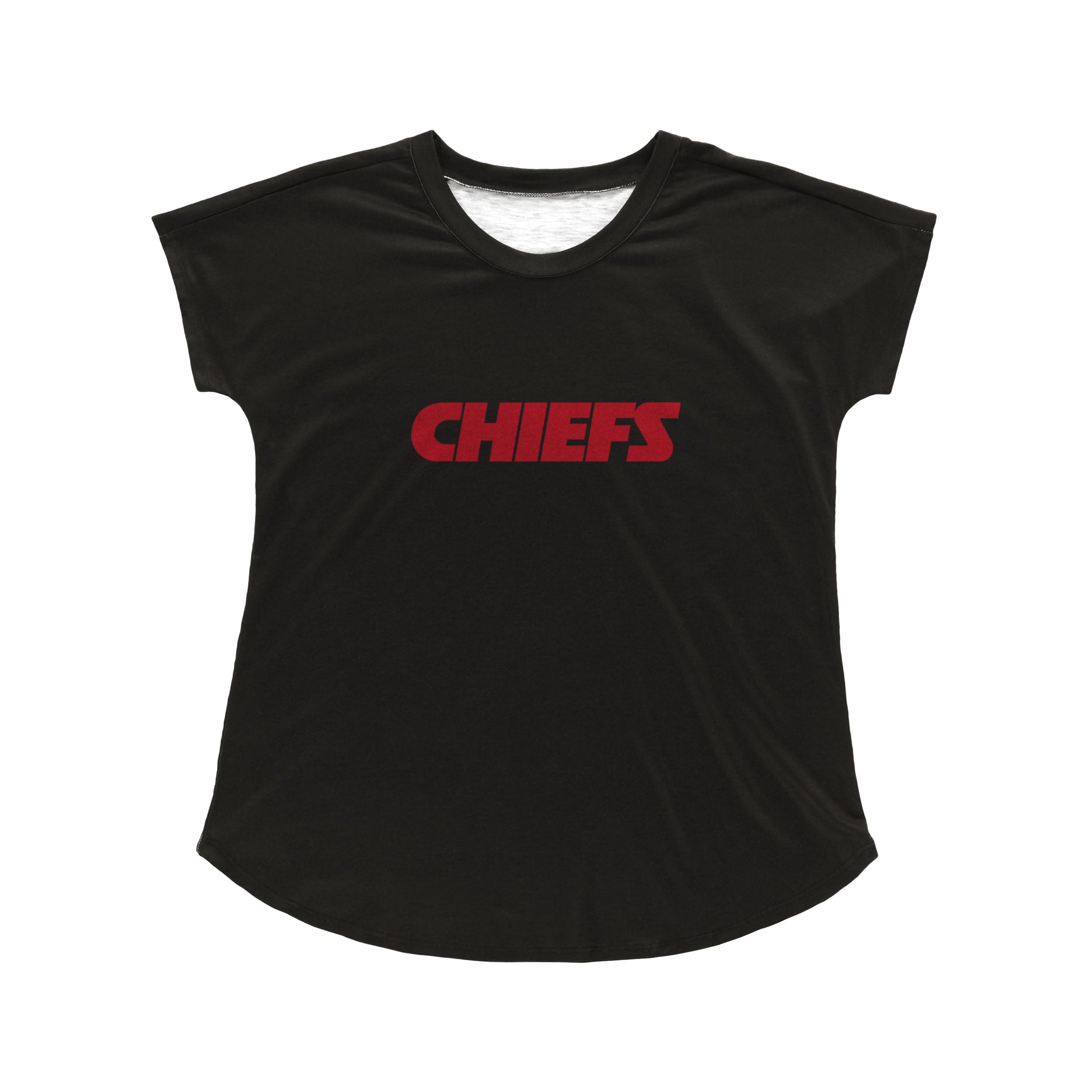 FOCO Kansas City Chiefs NFL Womens Script Wordmark Tunic Top