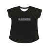 Las Vegas Raiders NFL Womens Wordmark Black Tunic Top