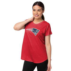 New England Patriots NFL Womens Big Logo Tunic Top
