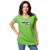 Seattle Seahawks NFL Womens Big Logo Tunic Top