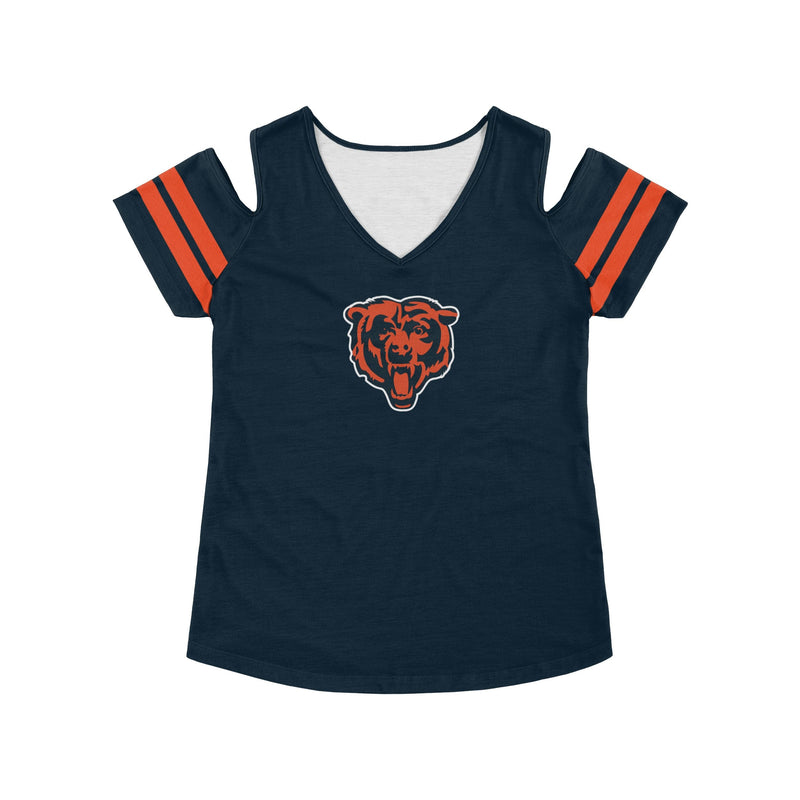 Chicago Bears Off Shoulder One Shoulder Sweatshirt Shirt Top