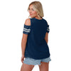 Dallas Cowboys NFL Womens Cold Shoulder T-Shirt