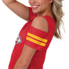 Kansas City Chiefs NFL Womens Cold Shoulder T-Shirt