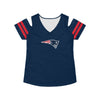 New England Patriots NFL Womens Cold Shoulder T-Shirt