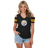 Pittsburgh Steelers NFL Womens Cold Shoulder T-Shirt
