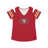 San Francisco 49ers NFL Womens Cold Shoulder T-Shirt