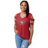 San Francisco 49ers NFL Womens Cold Shoulder T-Shirt