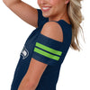 Seattle Seahawks NFL Womens Cold Shoulder T-Shirt