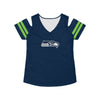 Seattle Seahawks NFL Womens Cold Shoulder T-Shirt