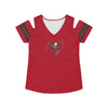 Tampa Bay Buccaneers NFL Womens Cold Shoulder T-Shirt