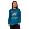 Philadelphia Eagles NFL Womens Tie-Breaker Long Sleeve Top