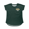 Green Bay Packers NFL Womens Script Wordmark Tunic Top