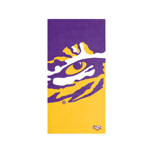 LSU Tigers NCAA Big Logo Beach Towel