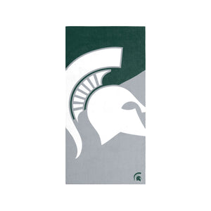 Michigan State Spartans NCAA Big Logo Beach Towel