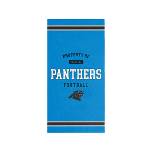 Carolina Panthers NFL Property Of Beach Towel