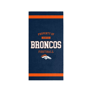 Denver Broncos NFL Property Of Beach Towel