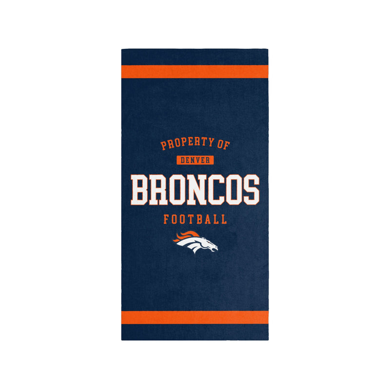 Beach Towel: Denver Broncos – CARDIACS Sports & Memorabilia