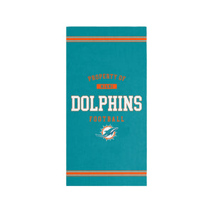 Miami Dolphins NFL Property Of Beach Towel