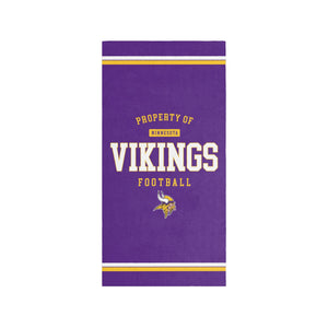 Minnesota Vikings NFL Property Of Beach Towel