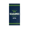 Seattle Seahawks NFL Property Of Beach Towel