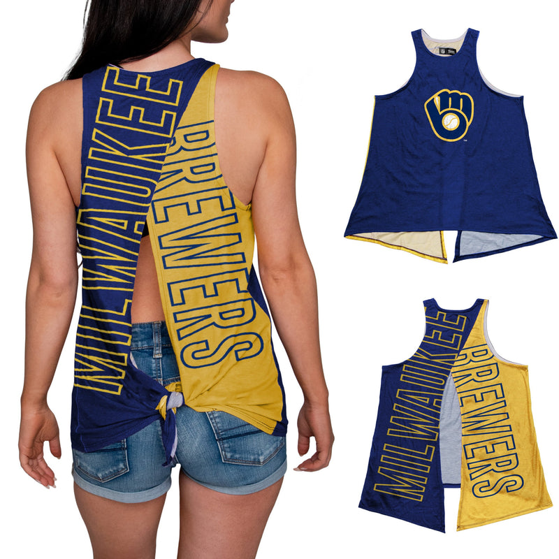 MLB Womens Tie-Breaker Sleeveless Top - Pick Your Team