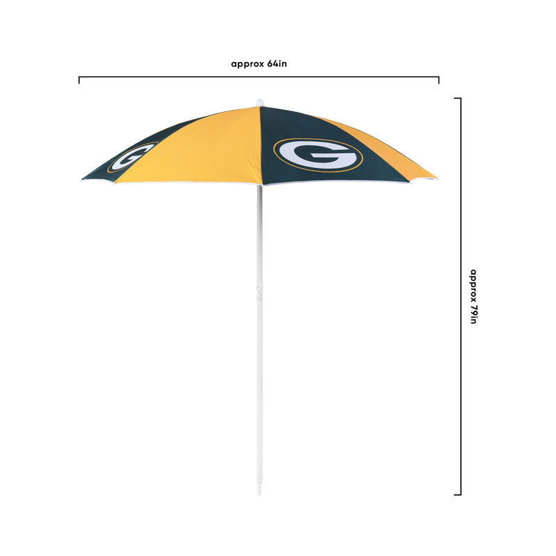 green bay packers patio umbrella Green Bay Packers NFL Beach Umbrella