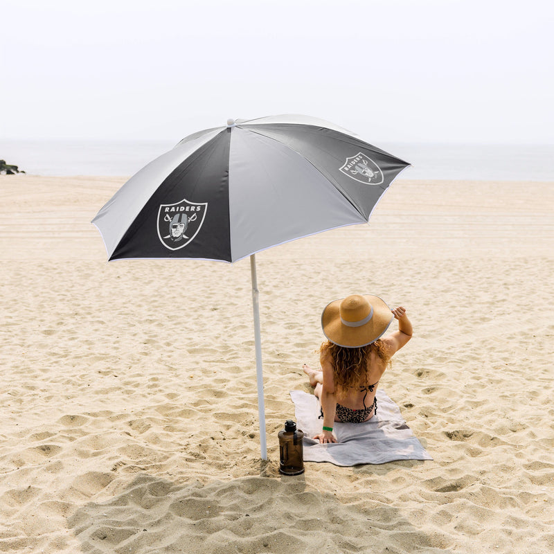 las vegas patio umbrella Patioslife Aegis 10ft Round Cantilever with solar LED l US-Patioslife and teakwood accentsensures long Outdoor Umbrella Full Color Print