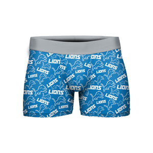 Detroit Lions NFL Mens Repeat Logo Compression Underwear