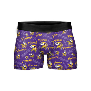 Minnesota Vikings NFL Mens Repeat Logo Compression Underwear