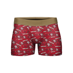 San Francisco 49ers NFL Mens Repeat Logo Compression Underwear
