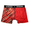 NFL Mens Wordmark Compression Shorts Underwear San Francisco 49ers