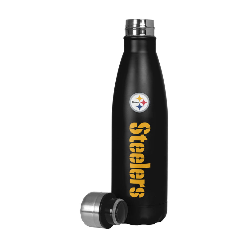 FOCO Pittsburgh Steelers NFL Wordmark Chill Water Bottle