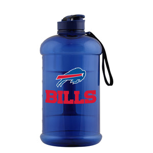 Buffalo Bills NFL Large Team Color Clear Sports Bottle