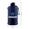 Dallas Cowboys NFL Large Team Color Clear Sports Bottle