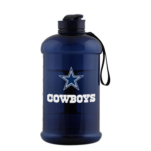 Dallas Cowboys NFL Large Team Color Clear Sports Bottle