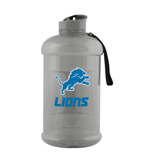 Detroit Lions Large NFL Team Color Clear Sports Bottle