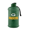 Green Bay Packers NFL Large Team Color Clear Sports Bottle