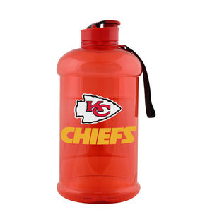 Kansas City Chiefs NFL Large Team Color Clear Sports Bottle