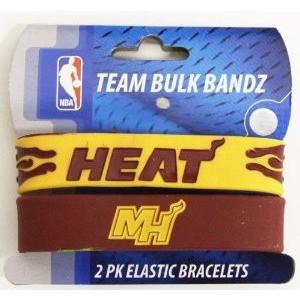 Miami Heat Bulk Bandz Bracelet 2 Pack
