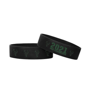 Milwaukee Bucks 2021 NBA Champions Bulk Bandz Bracelet