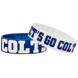 Indianapolis Colts NFL Bulk Bandz Bracelet 2 Pack